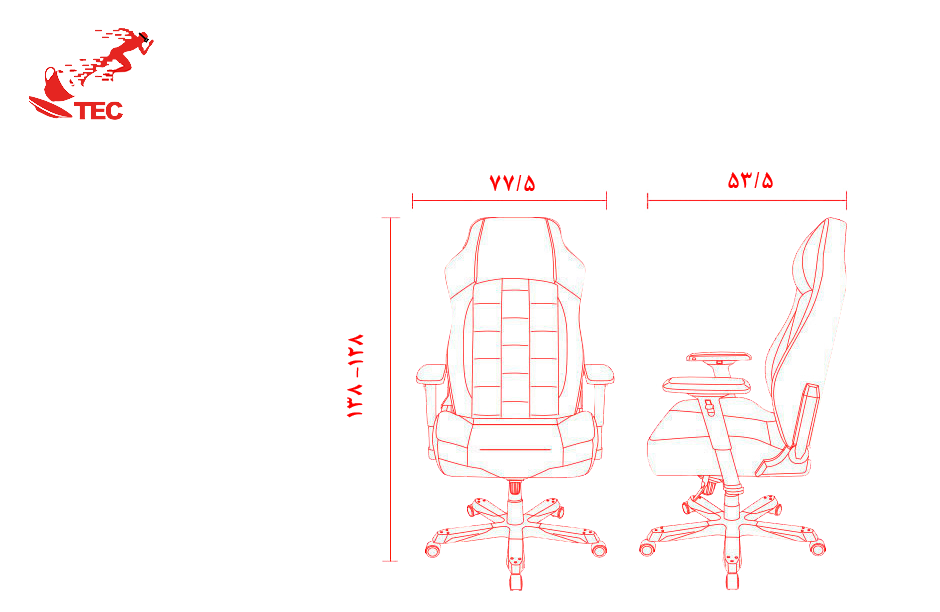 صندلی DXRACER مدل BF120
