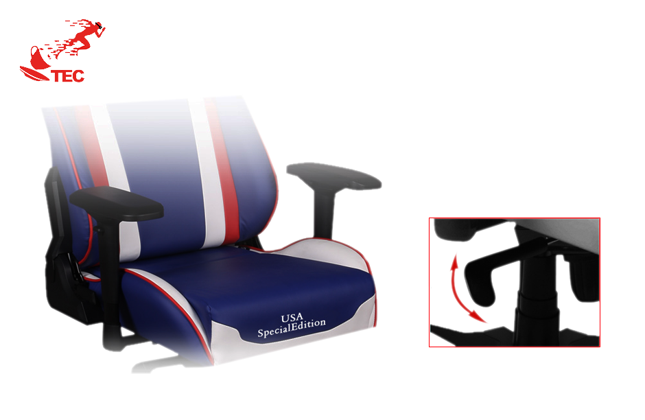 صندلی گیمینگ سری کینگ با تم پرچم آمریکا KS186