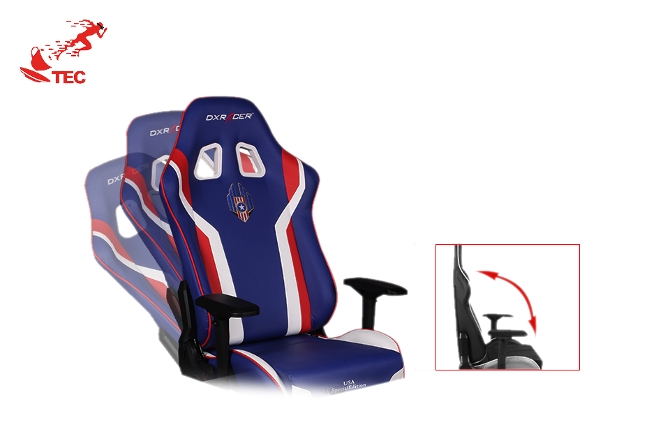 صندلی گیمینگ سری کینگ با تم پرچم آمریکا KS186