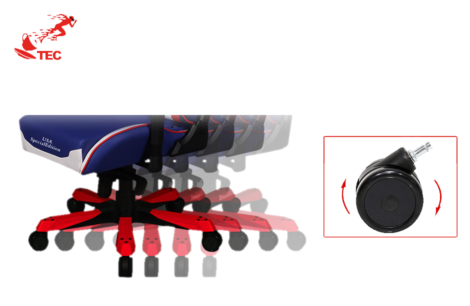 صندلی گیمینگ سری کینگ با تم پرچم آمریکا KS186