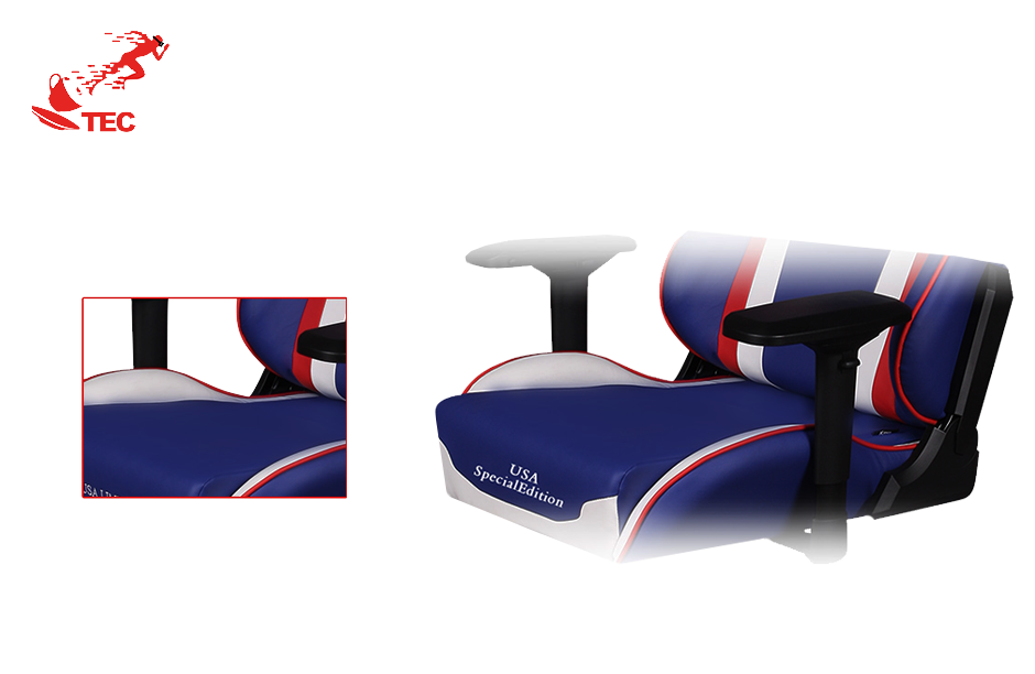 صندلی گیمینگ سری کینگ با تم پرچم آمریکا KS186