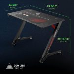 میزگیمینگ یوریکا (EUREKA) سایز 60 * 110 مدل ERK GD 4301