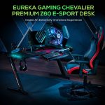 میزگیمینگ یوریکا با نور پردازی RGB سایز 60 * 153 مدل ERK-Z60-B