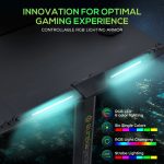 میزگیمینگ یوریکا با نور پردازی RGB مدل ERK-GIP-55B