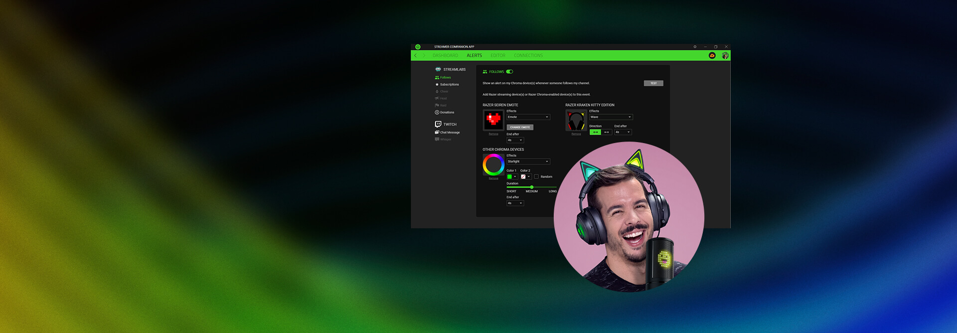هدست گیمینگ ریزر مدل Razer Kraken Kitty