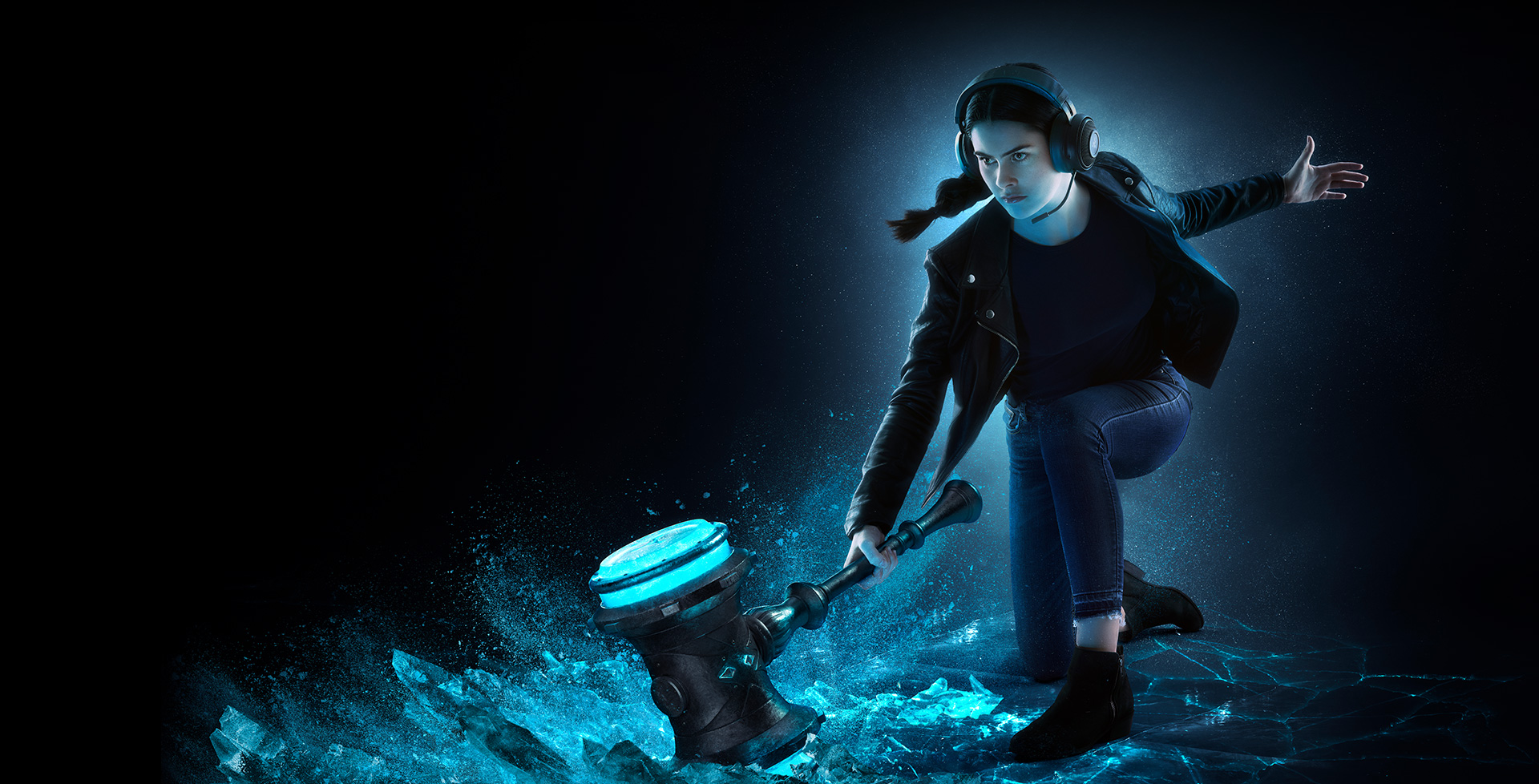 هدست گیمینگ ریزر مدل Razer Kraken Tournament رنگ مشکی و سبز