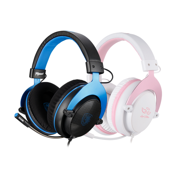 هدست گیمینگ SADES مدل Mpower SA-723 رنگ های آبی و صورتی
