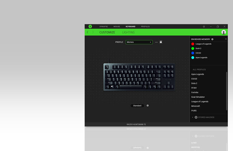 کيبورد ريزر مدل Razer Huntsman Tournament