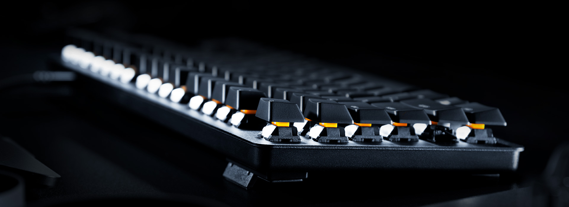 کيبورد ريزر مدل Razer BlackWidow LITE ORANGE SWITCH MERCURY