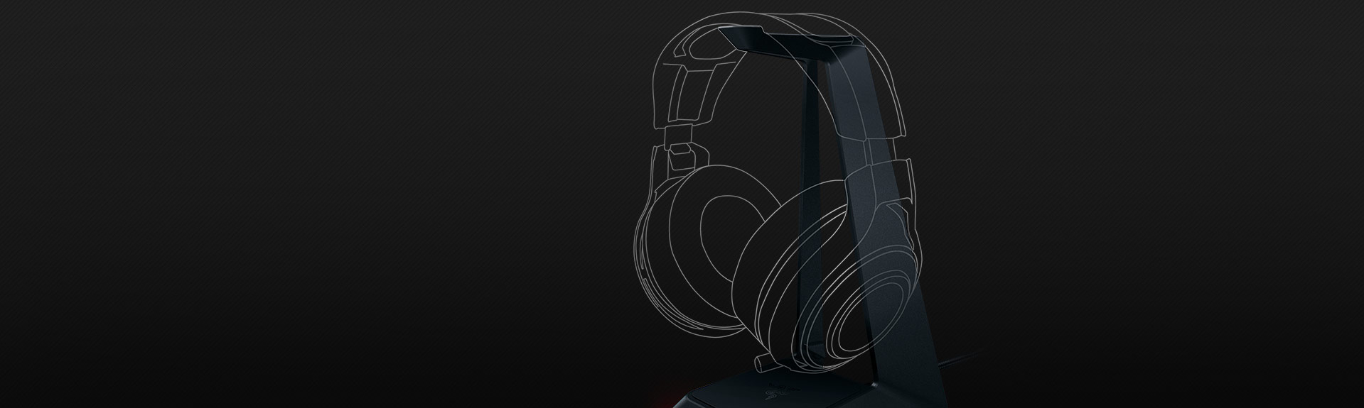 پایه هدست ریزر RAZER Base station chroma Black