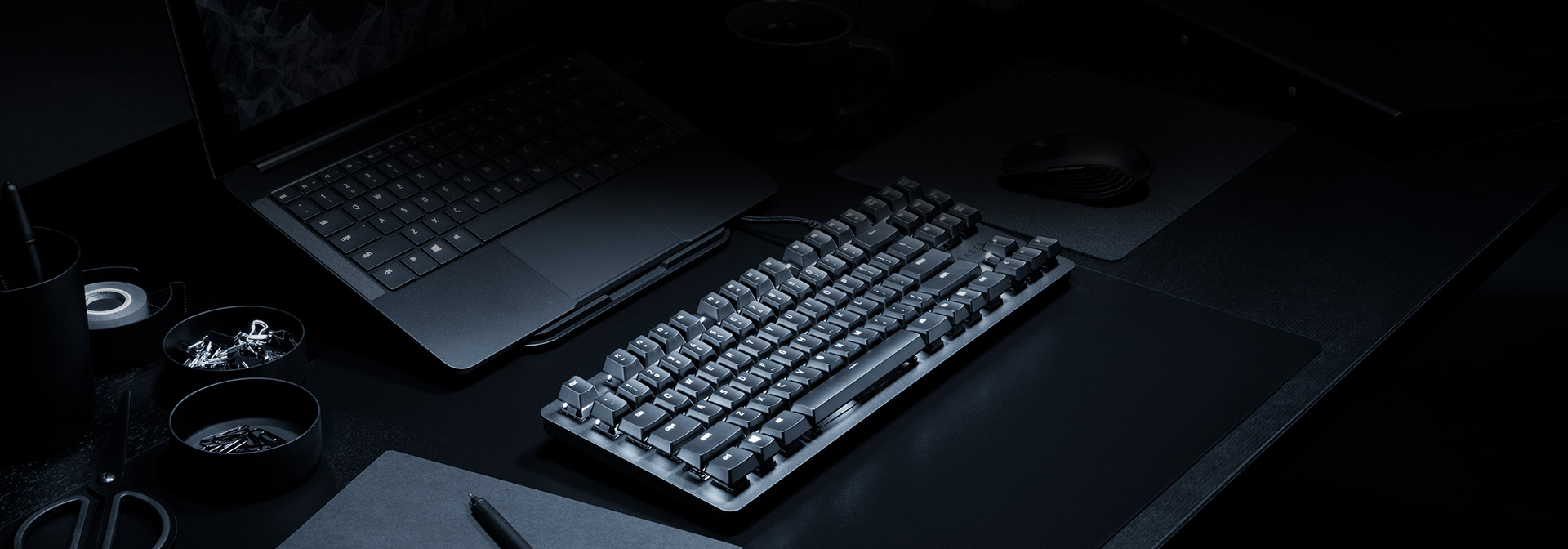 کيبورد ريزر مدل Razer BlackWidow LITE ORANGE SWITCH MERCURY