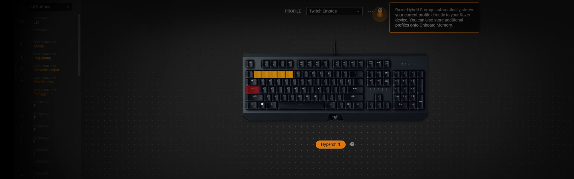 کيبورد ريزر مدل RAZER BLACKWIDOW GREEN Switch