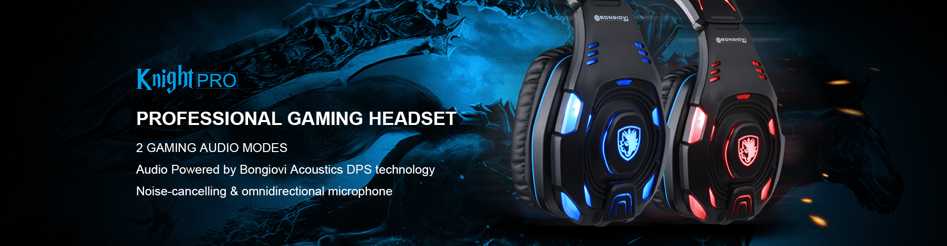 هدست گیمینگ SADES مدل KNIGHT PRO SA-907