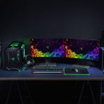 کيبورد ريزر مدل RAZER BLACKWIDOW ELITE Green Switch