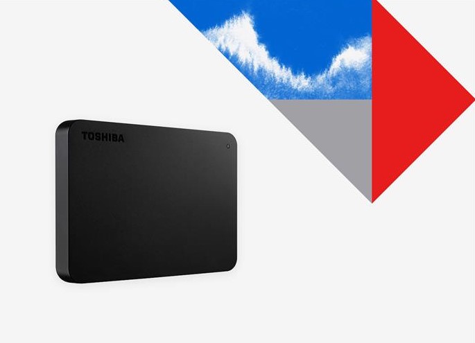 هارد اکسترنال توشیبا Toshiba Canvio Basics، ظرفیت 2 ترابایت