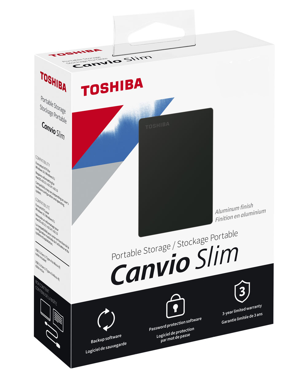 هارد اکسترنال توشیبا Toshiba Canvio Slim