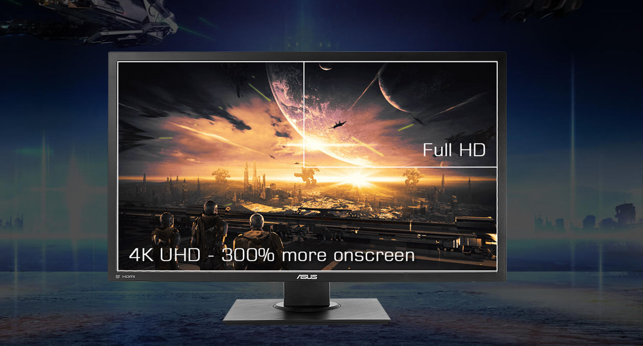 مانیتور گیمینگ ایسوس Asus VP28UQGL مانیتور گیمینگ ایسوس Asus VP28UQGL