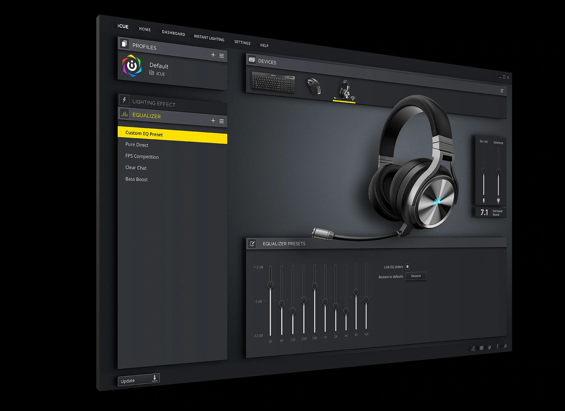 هدست گیمینگ Corsair VIRTUOSO SE