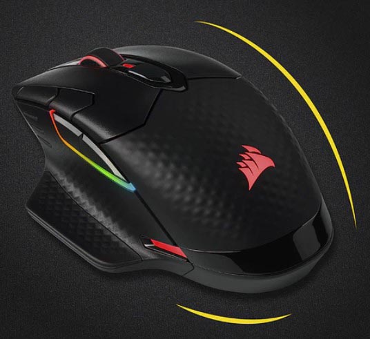 تموس گیمینگ کورسیر CORSAIR DARK CORE RGB PRO موس گیمینگ کورسیر CORSAIR DARK CORE RGB PRO