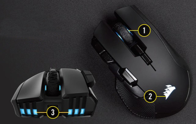 موس گیمینگ کورسیر CORSAIR IRONCLAW Wireless موس گیمینگ کورسیر CORSAIR IRONCLAW Wireless
