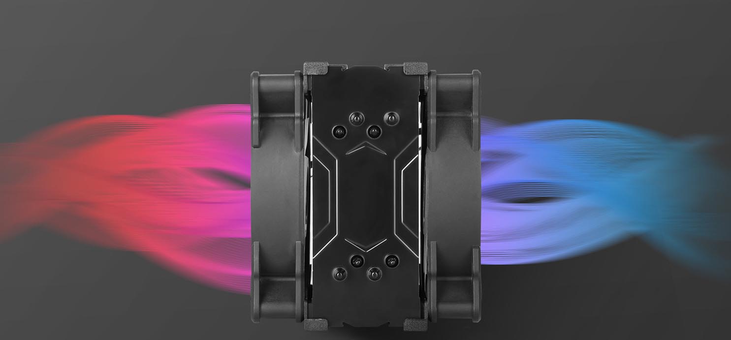 فن خنک کننده CPU مدل Master Tech MF500 TUF