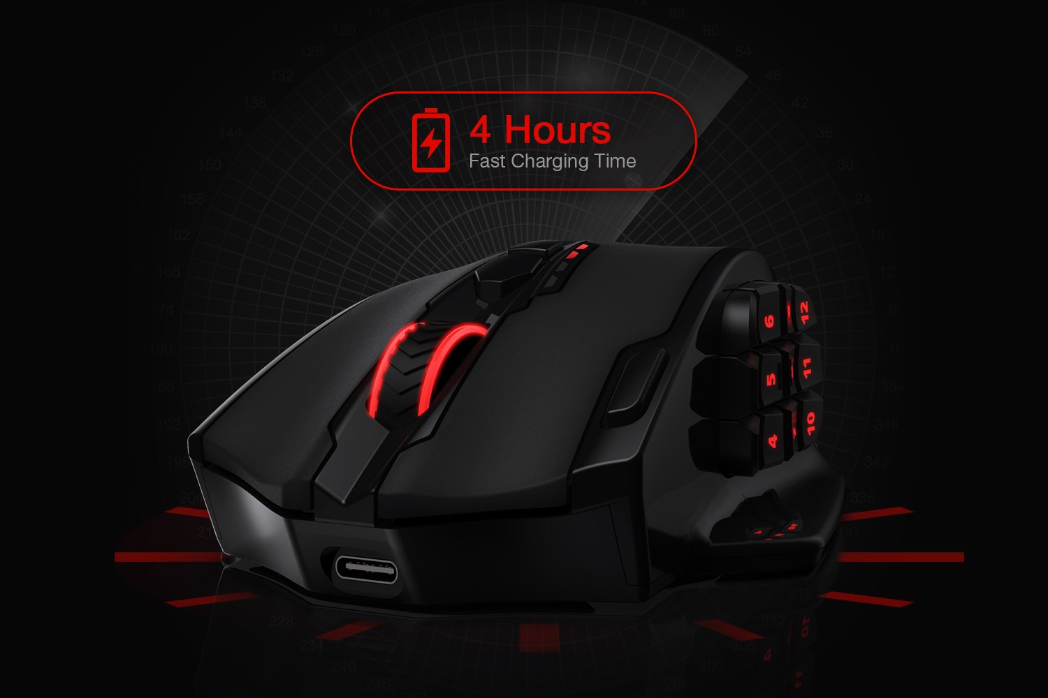 موس گیمینگ ردراگون Redragon IMPACT ELITE M913