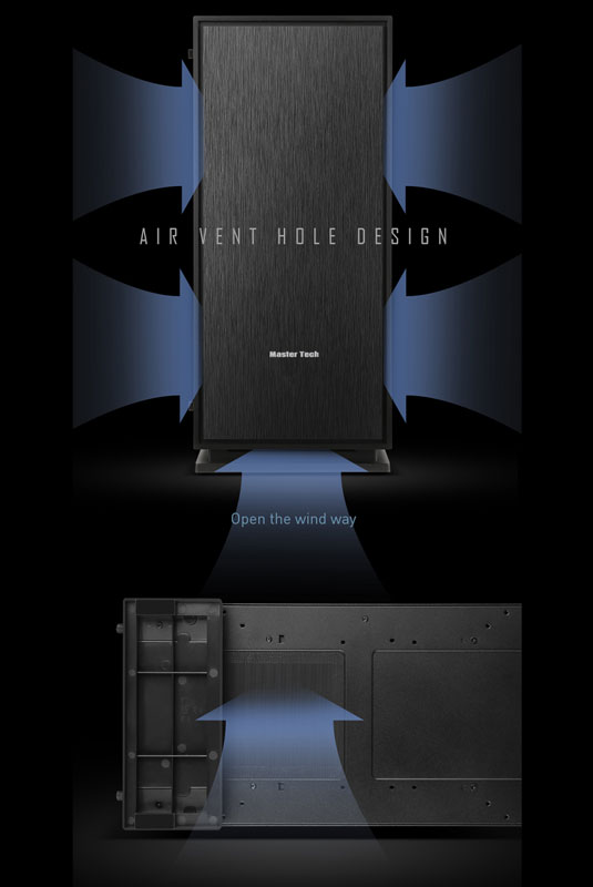 کیس کامپیوتر مسترتک Master Tech T700 Silent