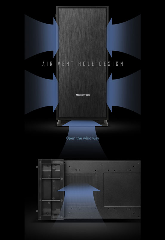 کیس کامپیوتر مسترتک Master Tech T700 TUF کیس کامپیوتر مسترتک Master Tech T700 TUF