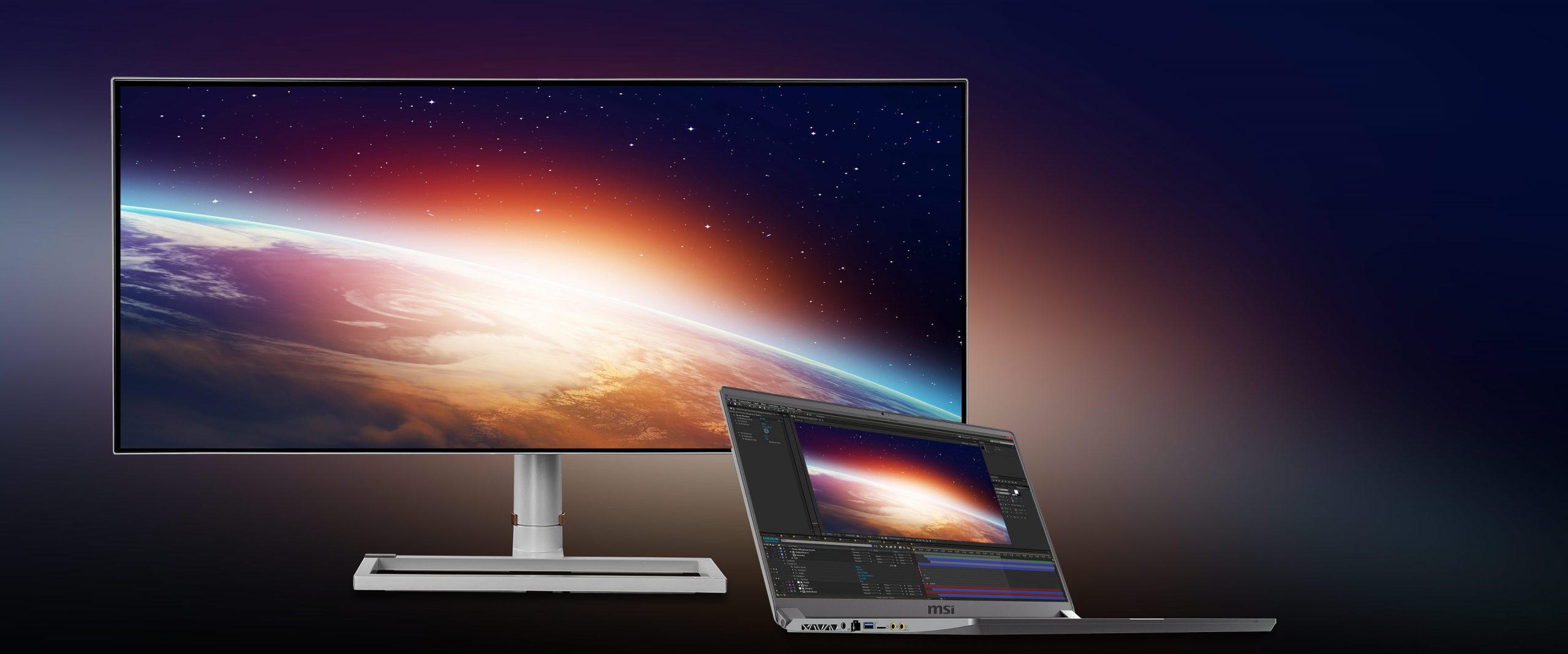 مانیتور ام اس آی MSI Prestige PS341WU مانیتور ام اس آی MSI Prestige PS341WU