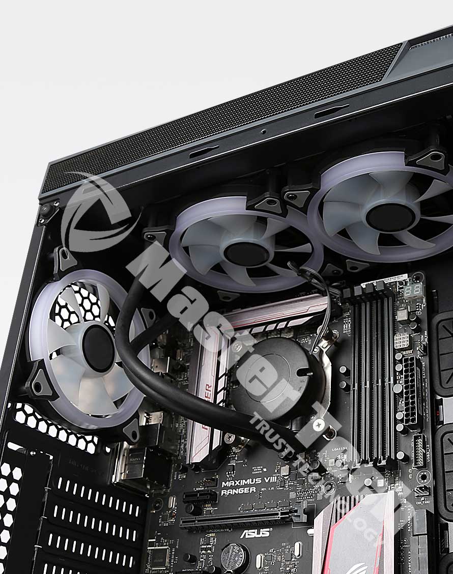 کیس کامپیوتر مسترتک Master Tech ARKA Glass