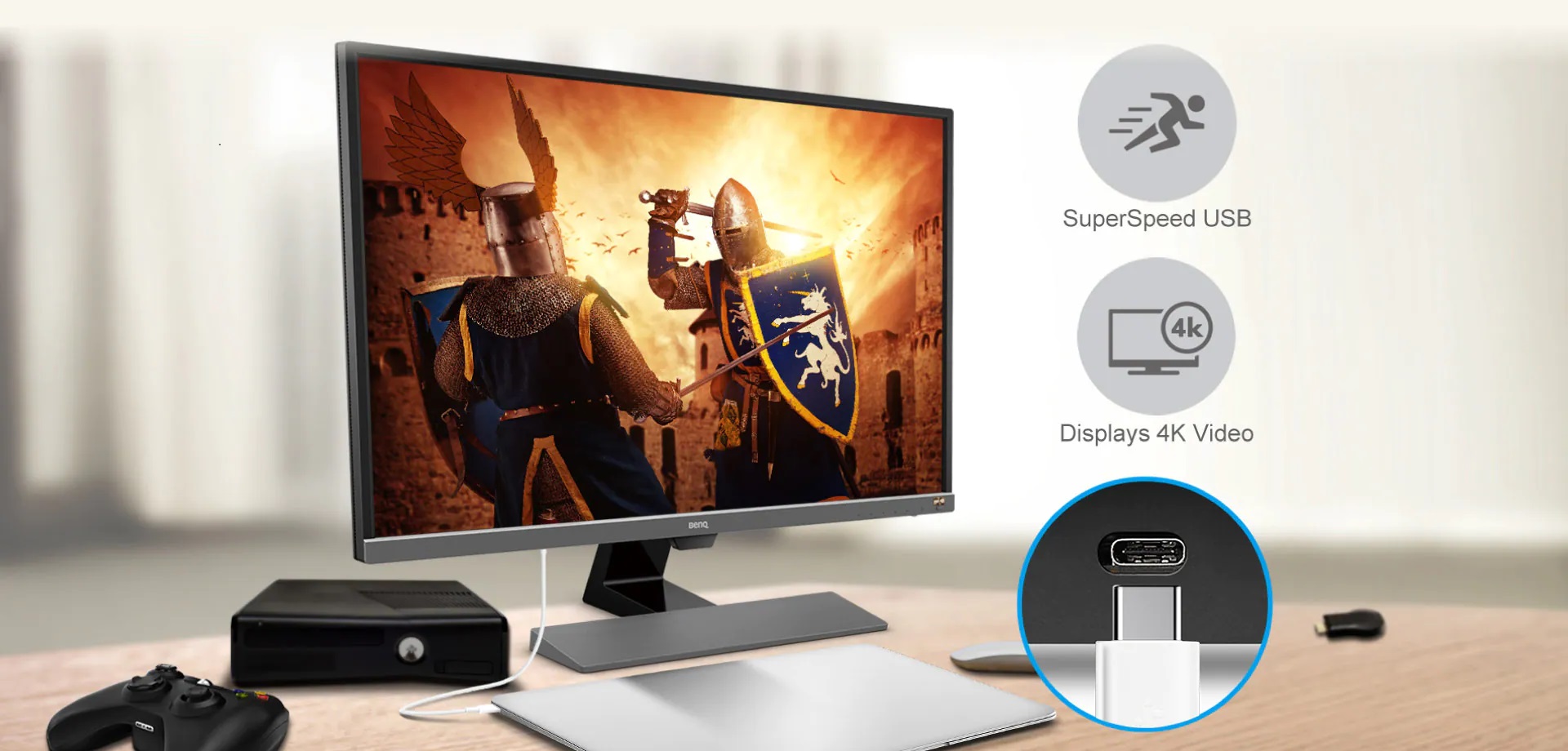 مانیتور بنکیو BenQ EW3270U مانیتور بنکیو BenQ EW3270U
