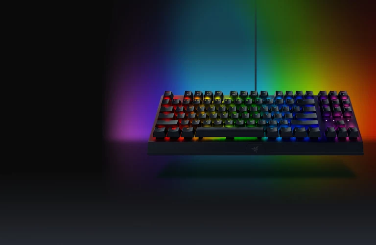 کيبورد گیمینگ ريزر Razer BlackWidow V3 سایز کوچک