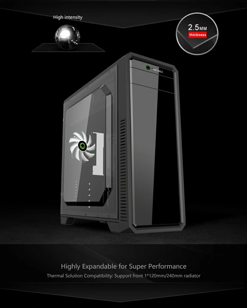 کیس کامپیوتر GAME MAX G561 FRGB