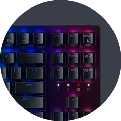 کيبورد گیمینگ ريزر Razer BlackWidow V3 سایز کوچک
