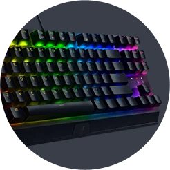 کيبورد گیمینگ ريزر Razer BlackWidow V3 سایز کوچک