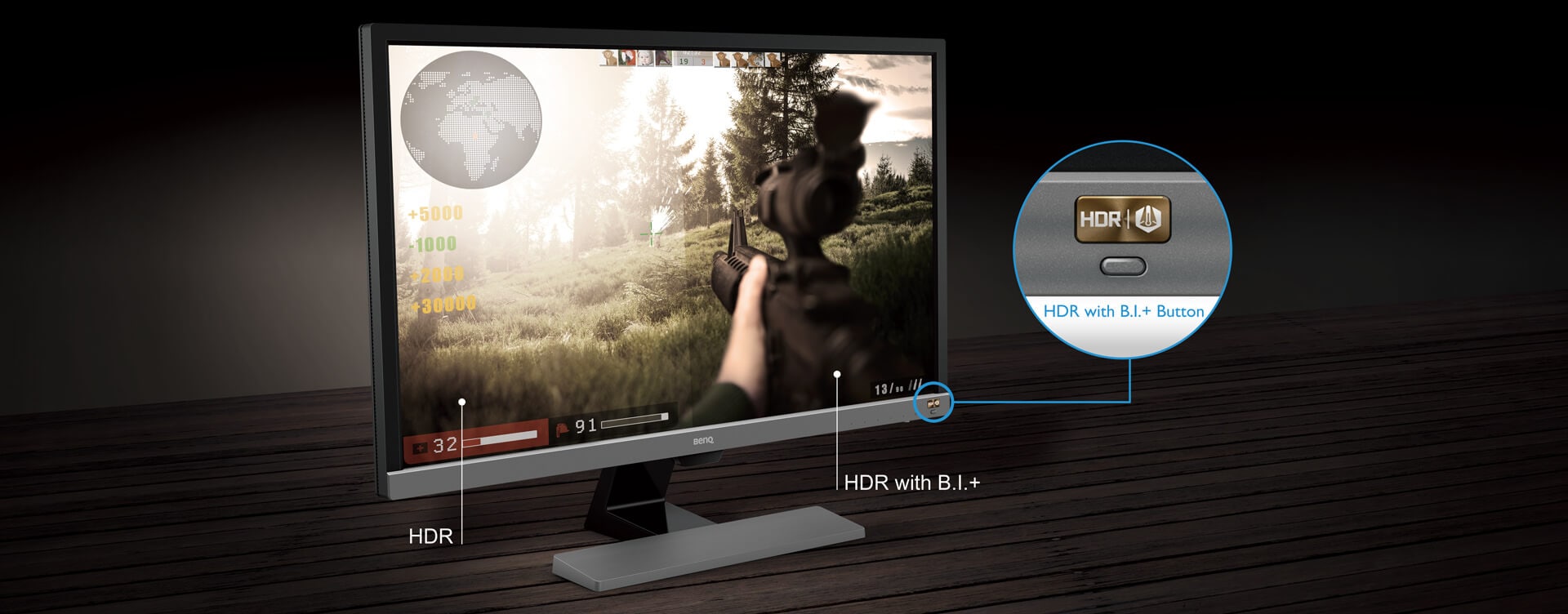 مانیتور گیمینگ بنکیو BenQ EL2870U مانیتور گیمینگ بنکیو BenQ EL2870U