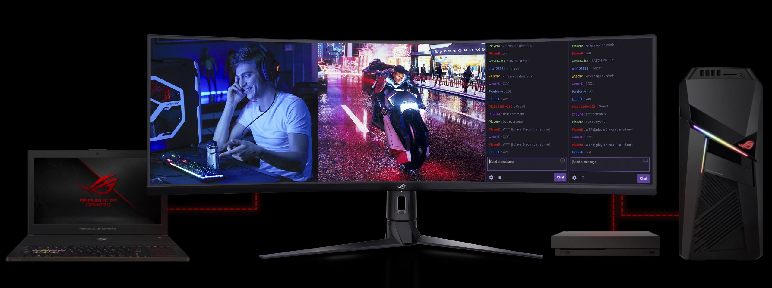 مانیتور گیمینگ ایسوس سری ROG STRIX XG49VQ
