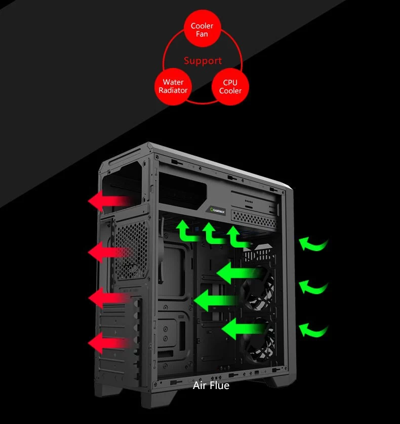 کیس کامپیوتر GAME MAX G563