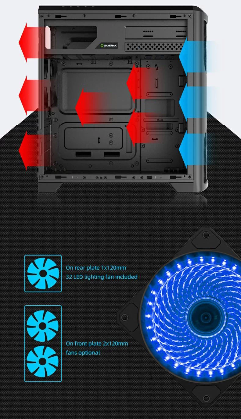 کیس کامپیوتر GAME MAX MATRIX G562