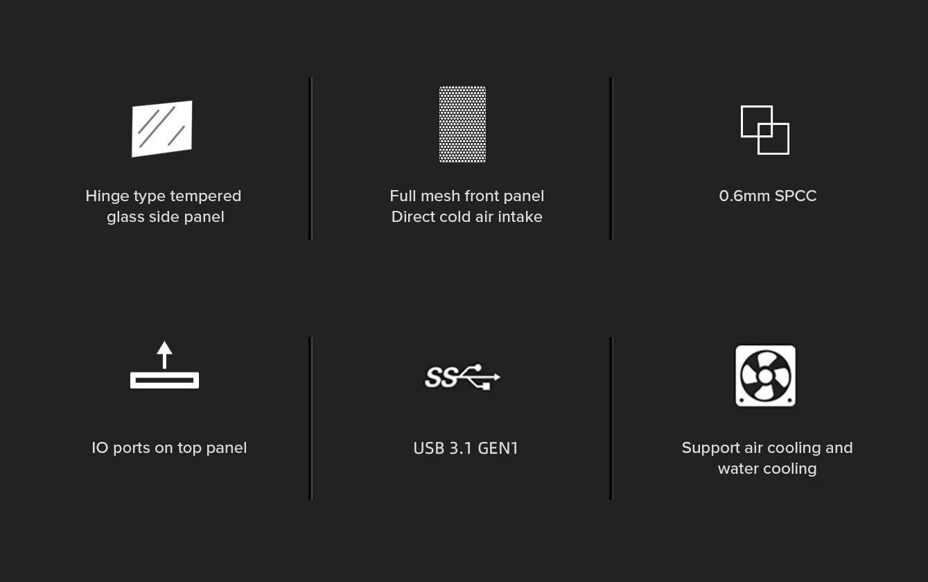 کیس کامپیوتر GAME MAX Aero Mini ECO