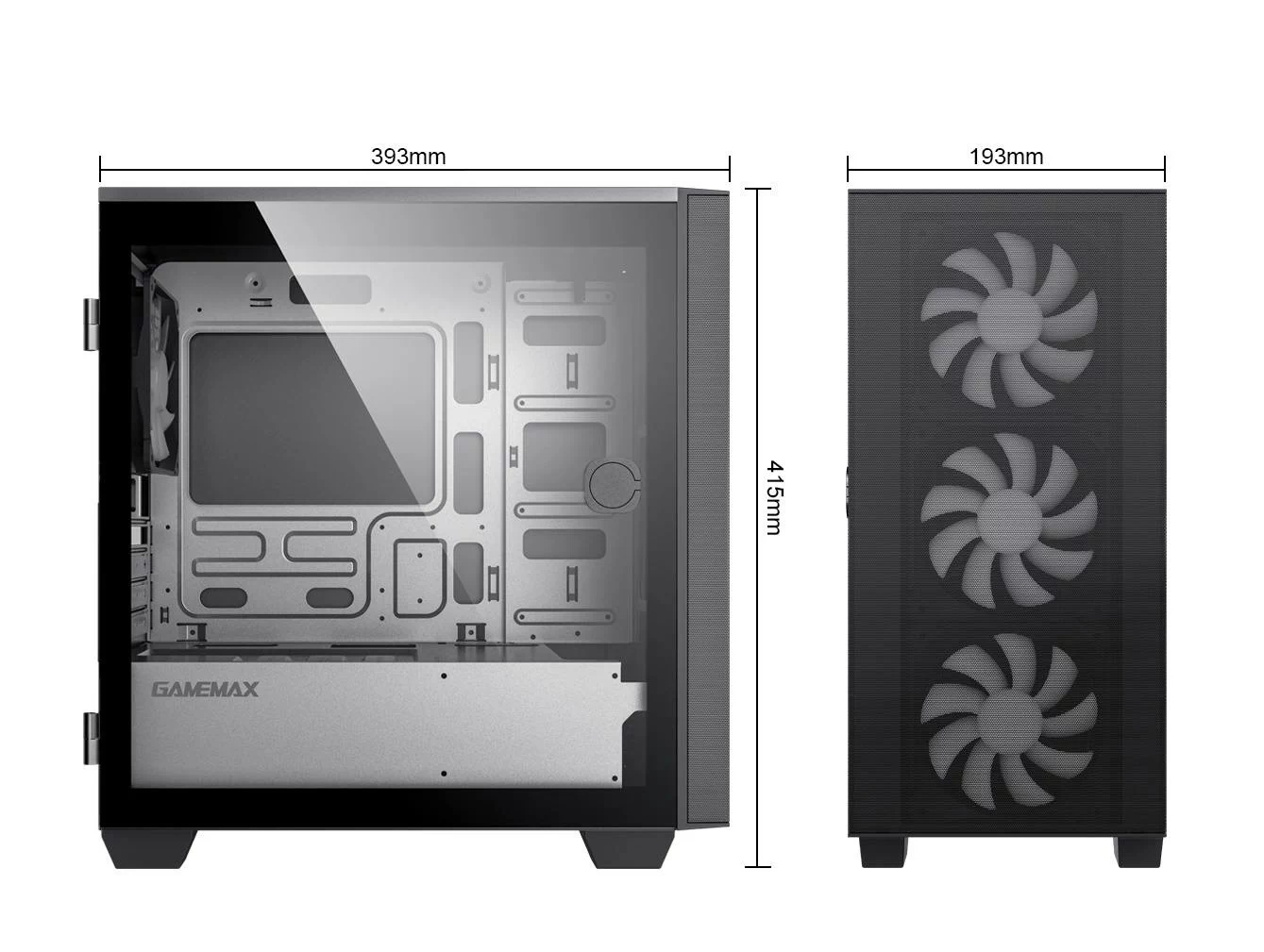 کیس کامپیوتر GAME MAX Aero Mini ECO