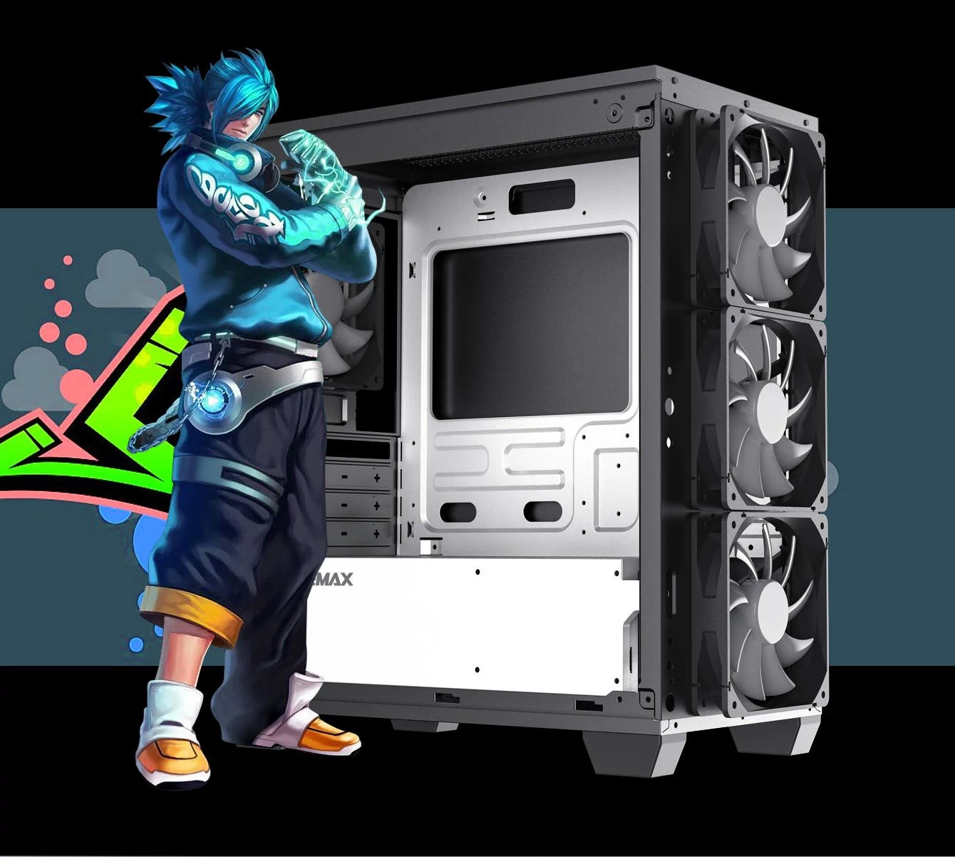 کیس کامپیوتر GAME MAX Aero Mini ECO