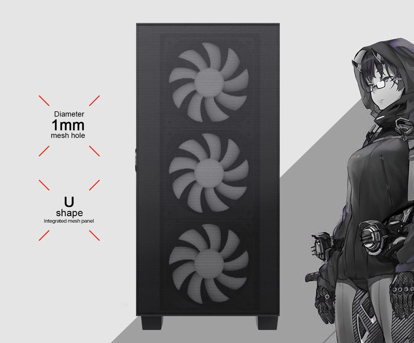 کیس کامپیوتر GAME MAX Aero Mini ECO