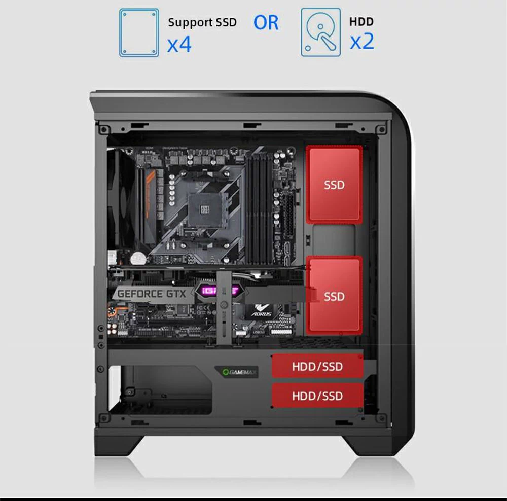 کیس کامپیوتر GAME MAX Centauri H601BR