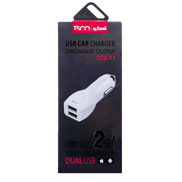 شارژر فندکی تسکو مدل TCG 11 به همراه کابل microUSB