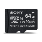 کارت حافظه microSDHC سونی مدل SR-16UY3A/T کلاس 10 استاندارد UHS-I U1 سرعت 90MBps ظرفیت 64 گیگابایت همراه با آداپتور SD