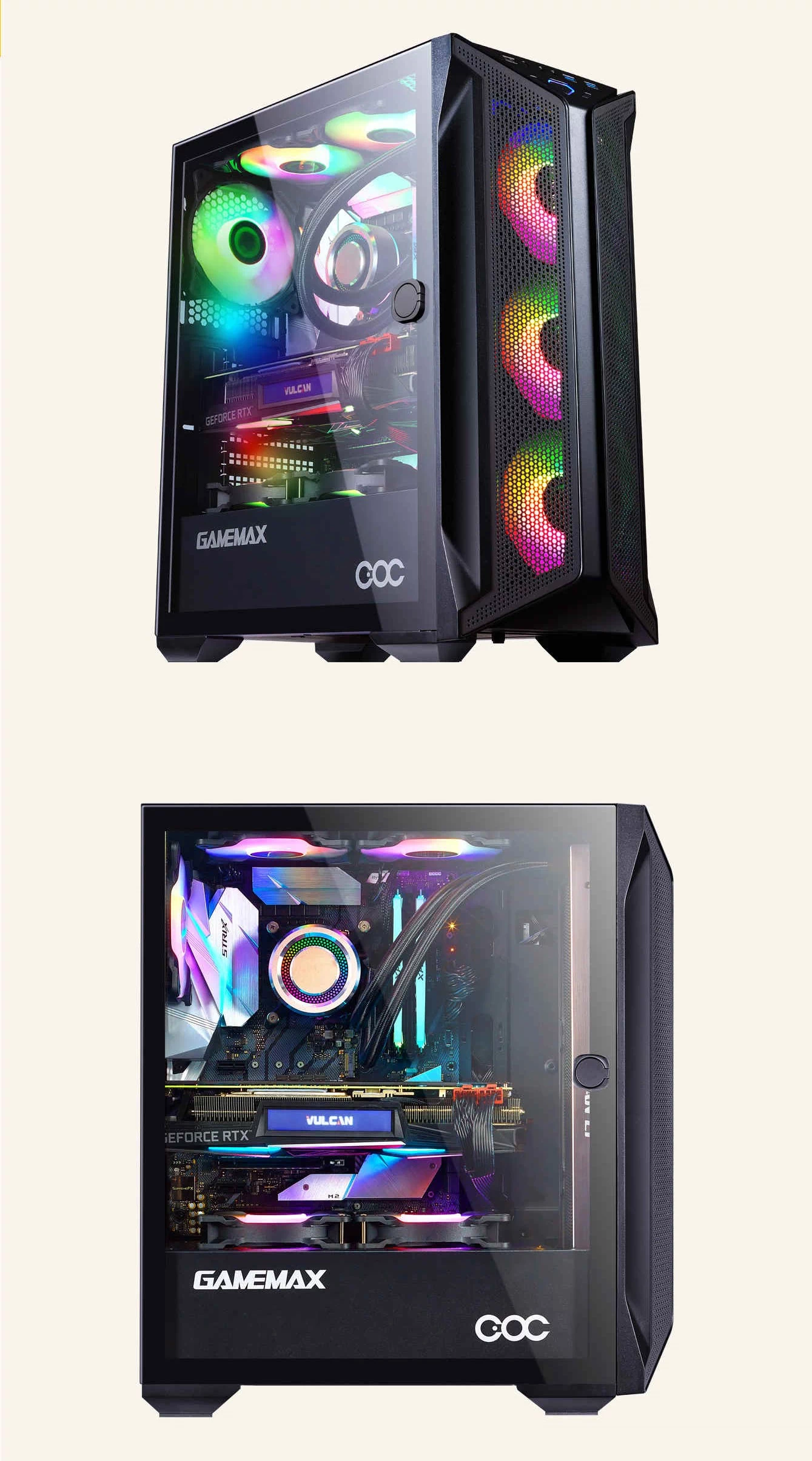 کیس کامپیوتر GAME MAX Brufen C1