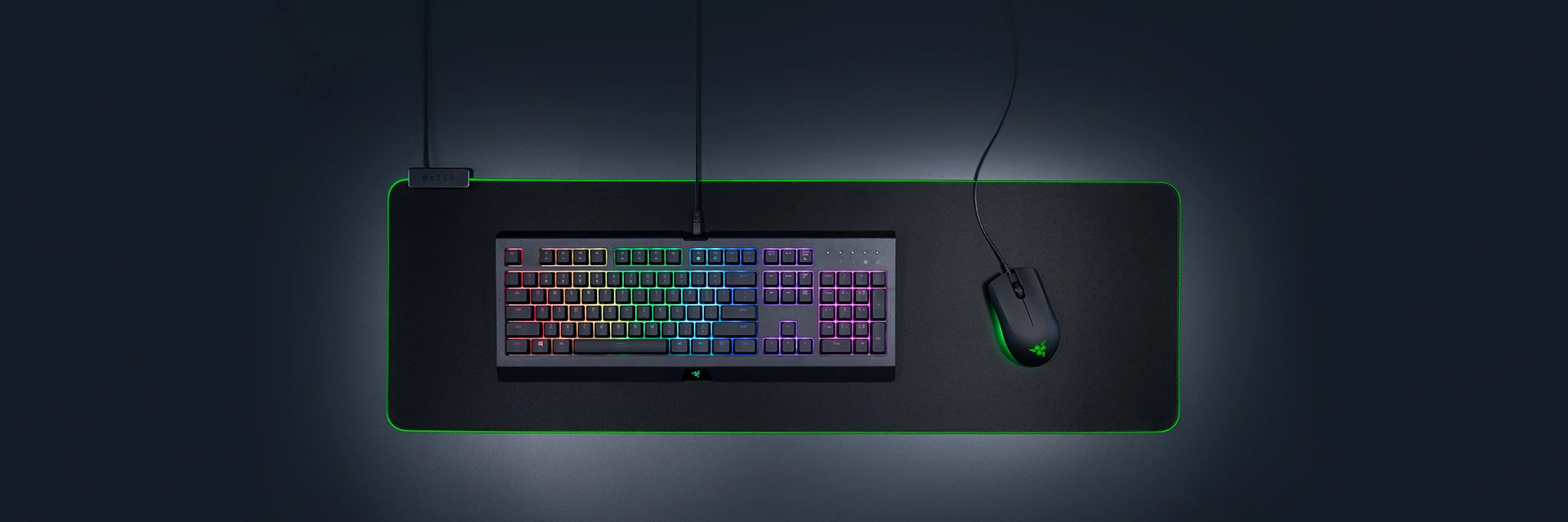 ماوس پد مخصوص بازی Razer Goliathus Chroma
