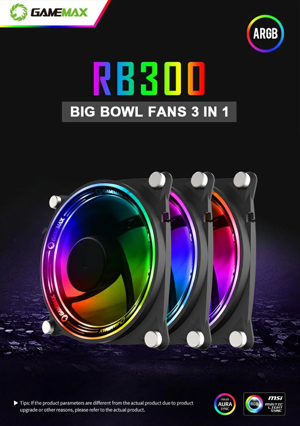 فن کیس گیم مکس Gamemax RB-300