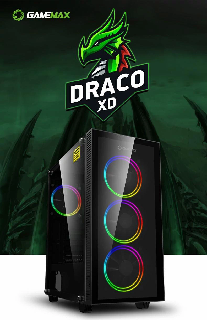 کیس کامپیوتر GAME MAX Draco XD